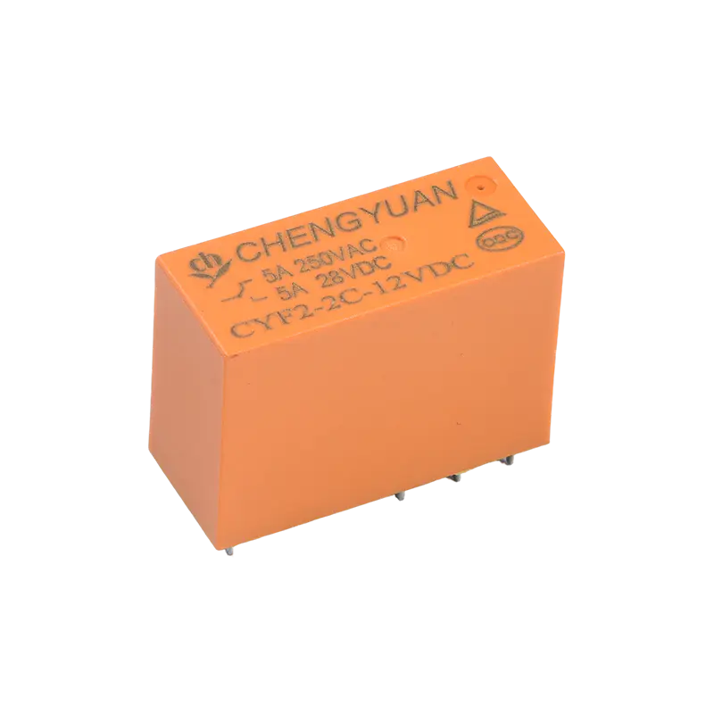 CYF2 Relä, DPDT Relä, JQX-14F, 5A 250VAC Relä, 8A Relä, 8PIN PCB 0,54W Relä.14F Power Relay.
