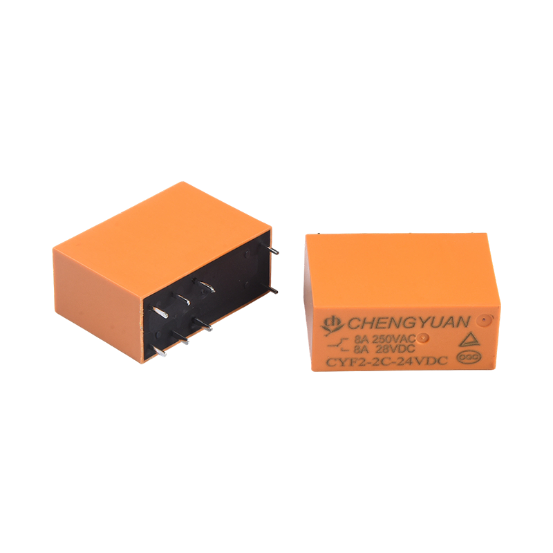 CYF2 Relä, DPDT Relä, JQX-14F, 5A 250VAC Relä, 8A Relä, 8PIN PCB 0,54W Relä.14F Power Relay.