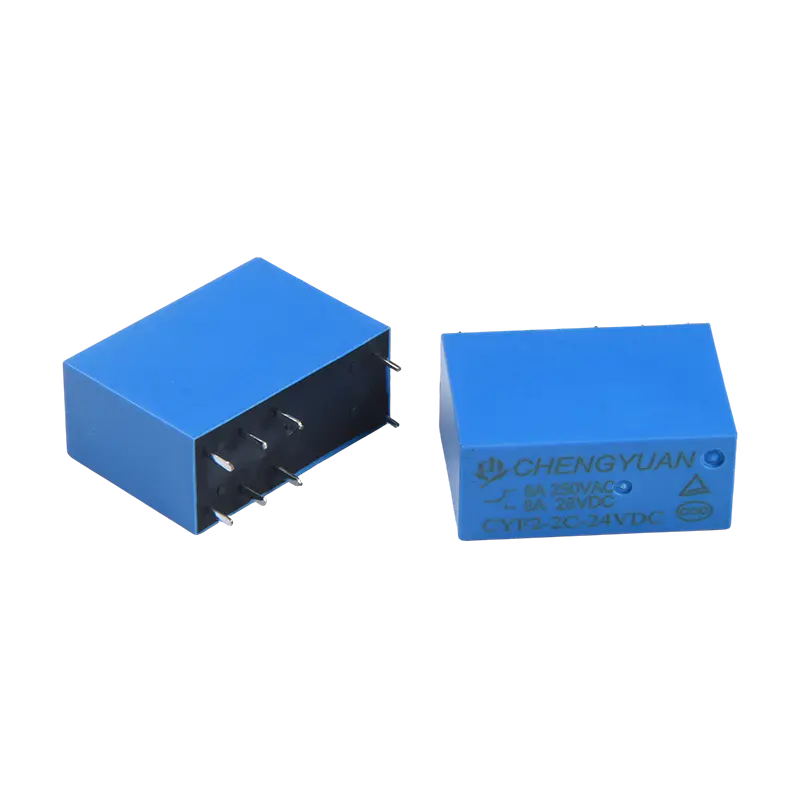 CYF2 Relä, DPDT Relä, JQX-14F, 5A 250VAC Relä, 8A Relä, 8PIN PCB 0,54W Relä.14F Power Relay.