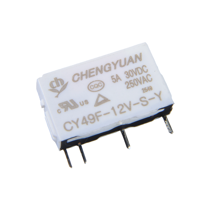 CY49F Relä, Slim Power Relä, 49F Relä, Signalrelä, 4PIN PCB 5A 0,12W Litet relä.