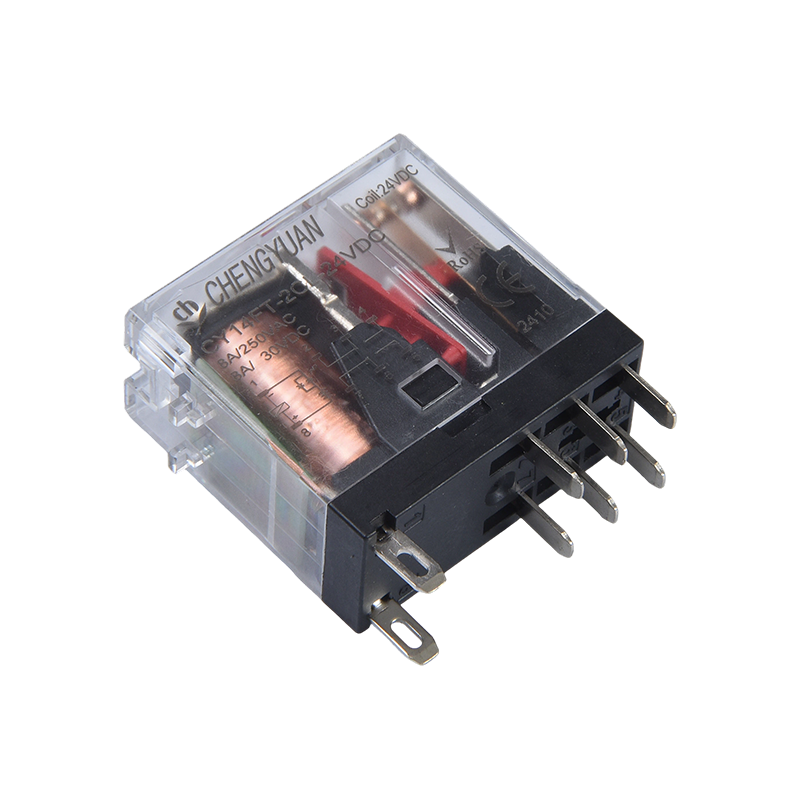 CY14FT-2CL Relä, DPDT Relä, 14F bredfotsrelä, 8A 5PIN Power Relay.