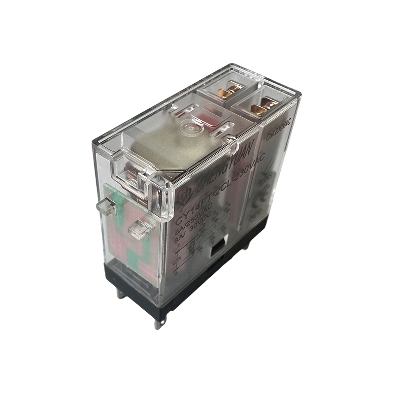 CY14FT-2CL Relä, DPDT Relä, 14F bredfotsrelä, 8A 5PIN Power Relay.