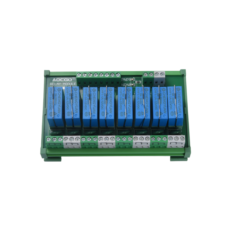 MCYF1 Relämodul ,14F Rail Relämodul, 14F 10A Industriell anslutningsmodul.